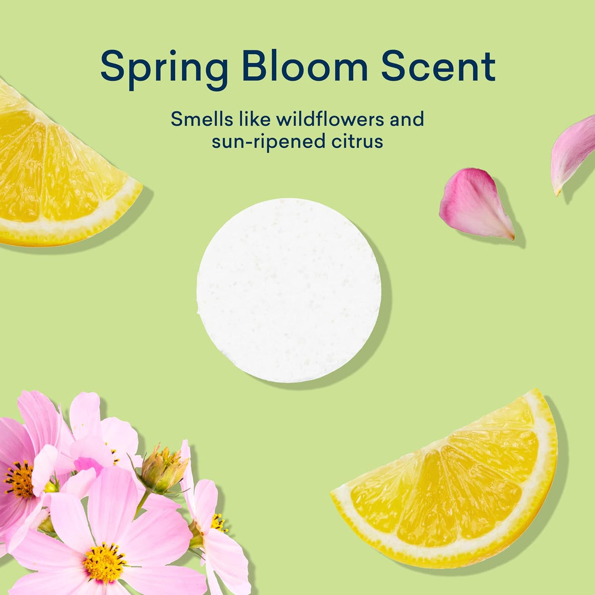BLUELAND Laundry Detergent Tablets, 36 Count, Spring Bloom Scent, Plastic-Free Eco-Friendly Pods