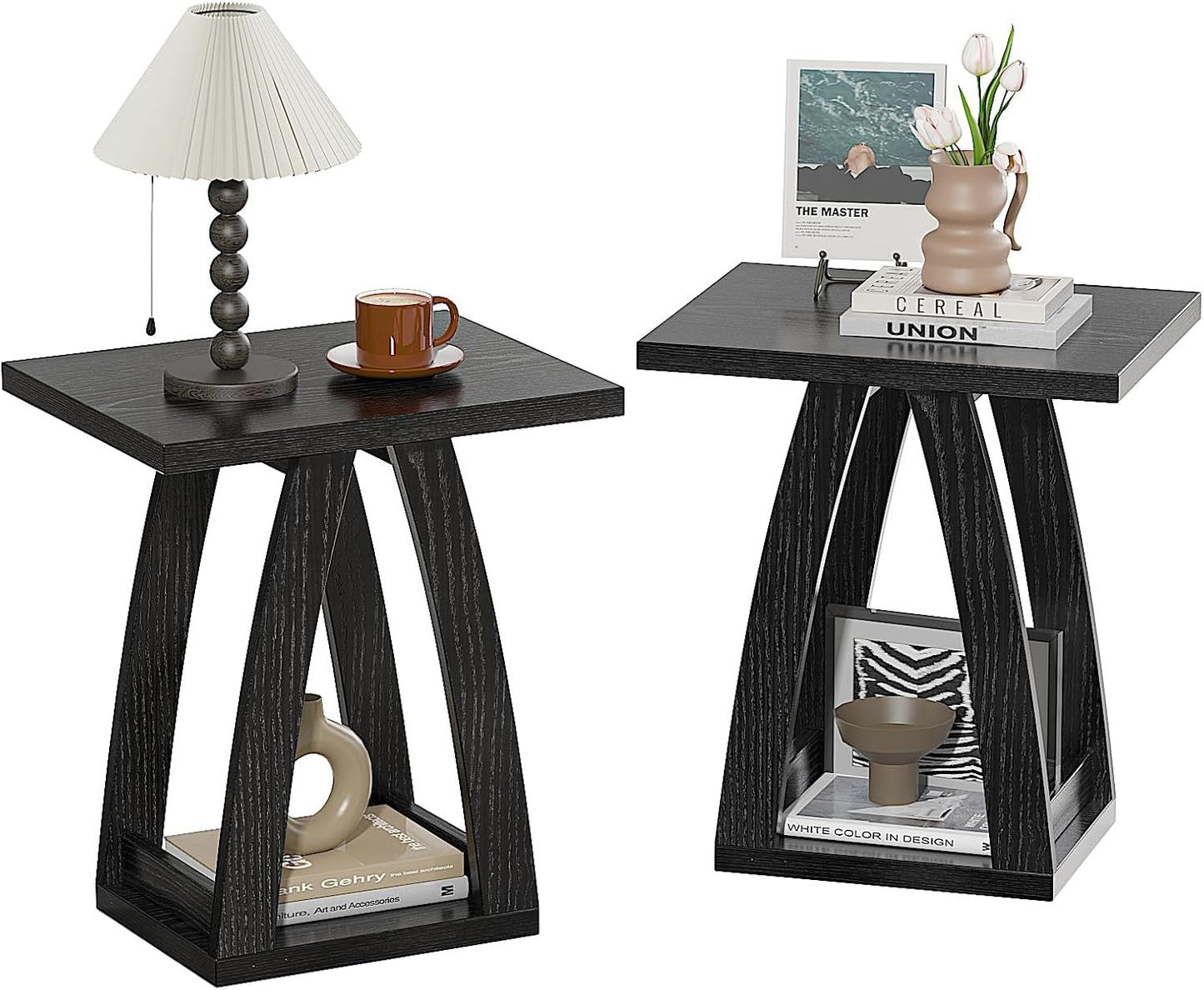 End Tables Living Room, Side Table Beside Sofa, Nightstand for Bedroom, Couch Side Table with
