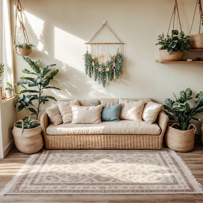 Artificial Eucalyptus Wall Decor Fake Greenery Leaves Stems Home Decor Wall Hanging Plants Boho