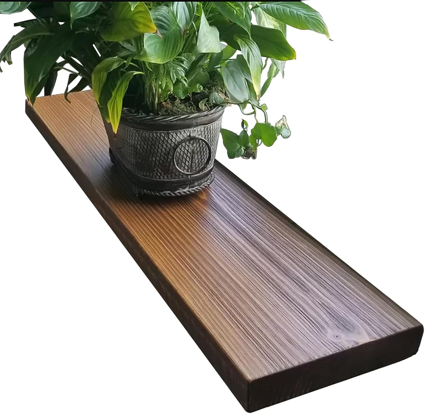joelsantiques 48 Inch Wooden Floating Shelves for Wall - 48x8x2 in - Made of Natural Wood - Heavy