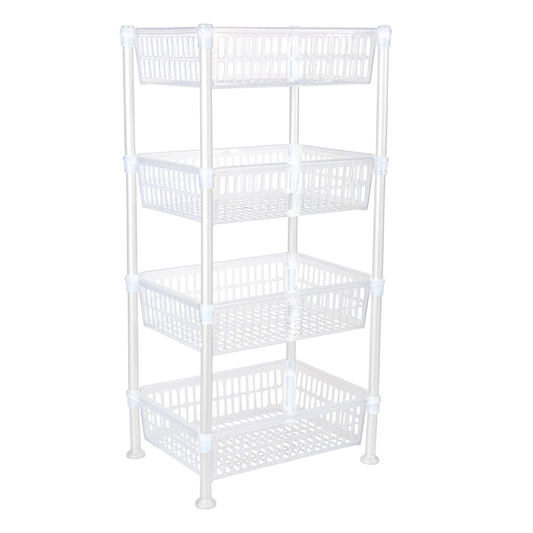 Kitchen Details 4 Tier Slim Basket Shelf Rack | Storage & Organizer | Kitchen | Bathroom | Laundry