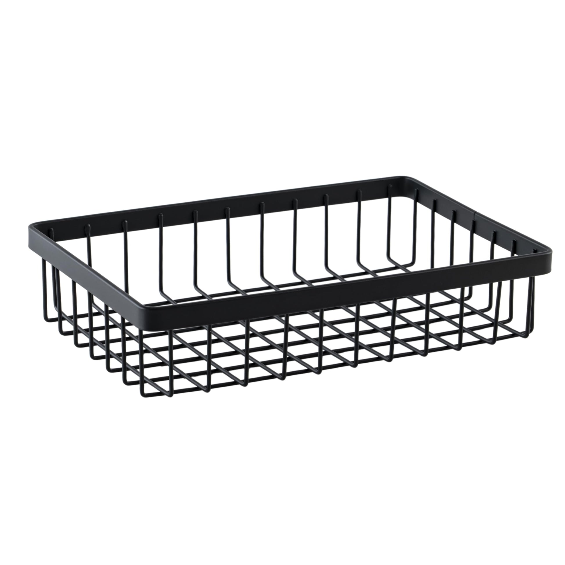 G.E.T. WB-962-MG Rectangular Metal Storage Wire Basket for Pantry, Produce and More, 9" x 6" x 2"