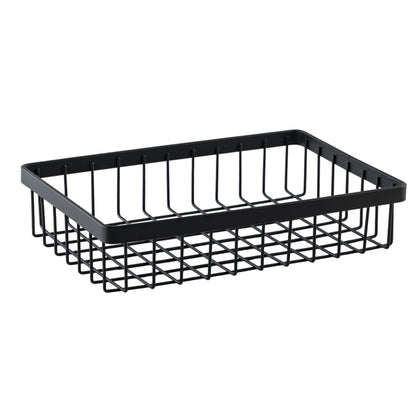 G.E.T. WB-962-MG Rectangular Metal Storage Wire Basket for Pantry, Produce and More, 9" x 6" x 2"