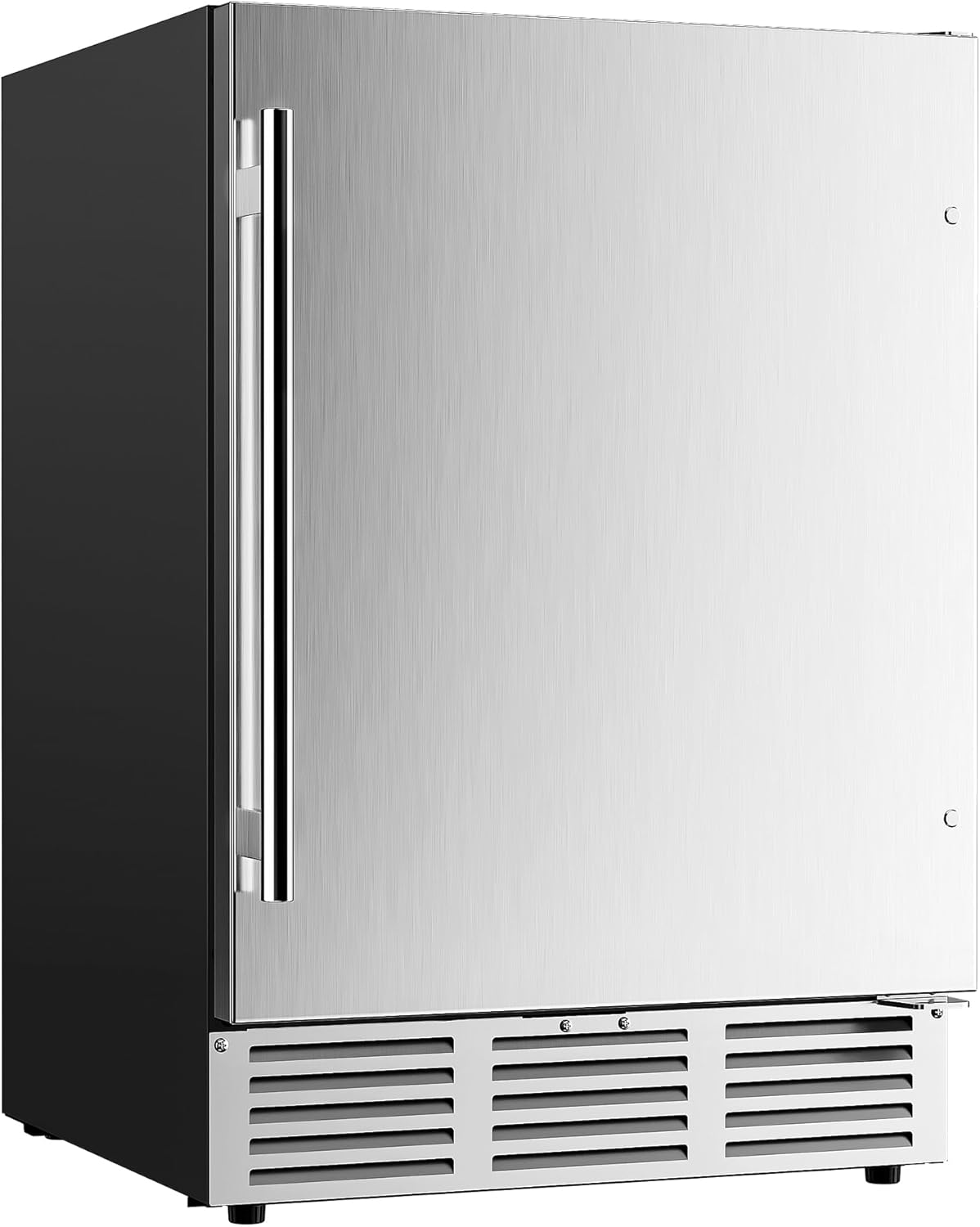 EUHOMY 24 Inch Beverage Refrigerator, Built-in and Freestanding Beverage Cooler 180 Can, Under