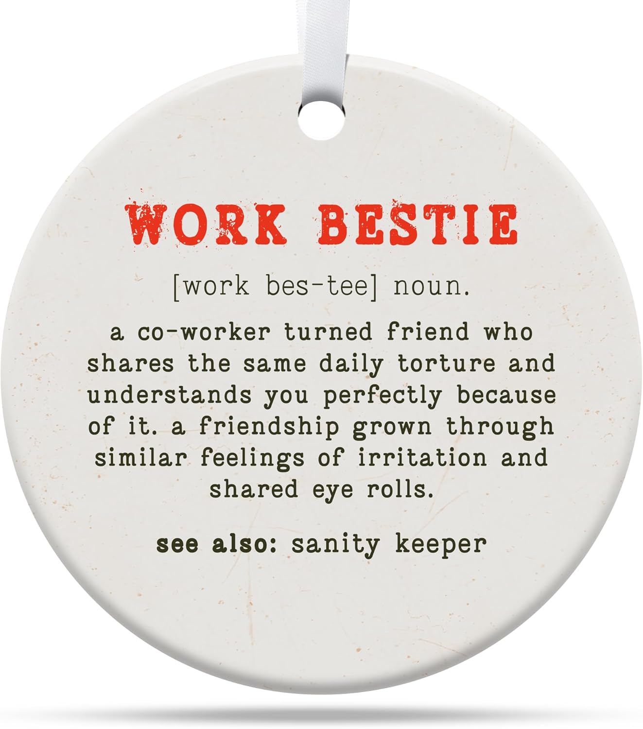 Friendship Gifts for Women, Best Friend, Funny, Work Besties, Sister, Friend Ornaments for Women
