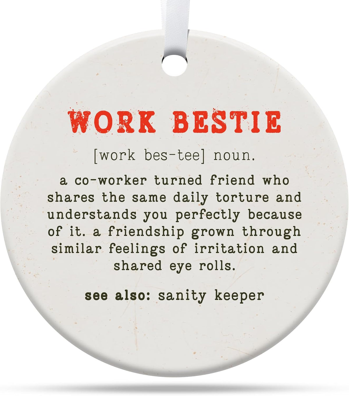 Friendship Gifts for Women, Best Friend, Funny, Work Besties, Sister, Friend Ornaments for Women