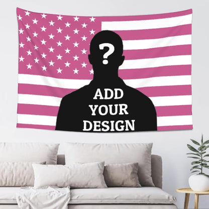 Custom Tapestry For Wall Bedroom Custom Backdrop Personalized Image Text Photo Customized Funny