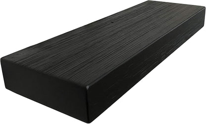joelsantiques - 18 Inch Wooden Floating Shelves for Wall - 18x6x2 in - Made of Natural Wood - Short