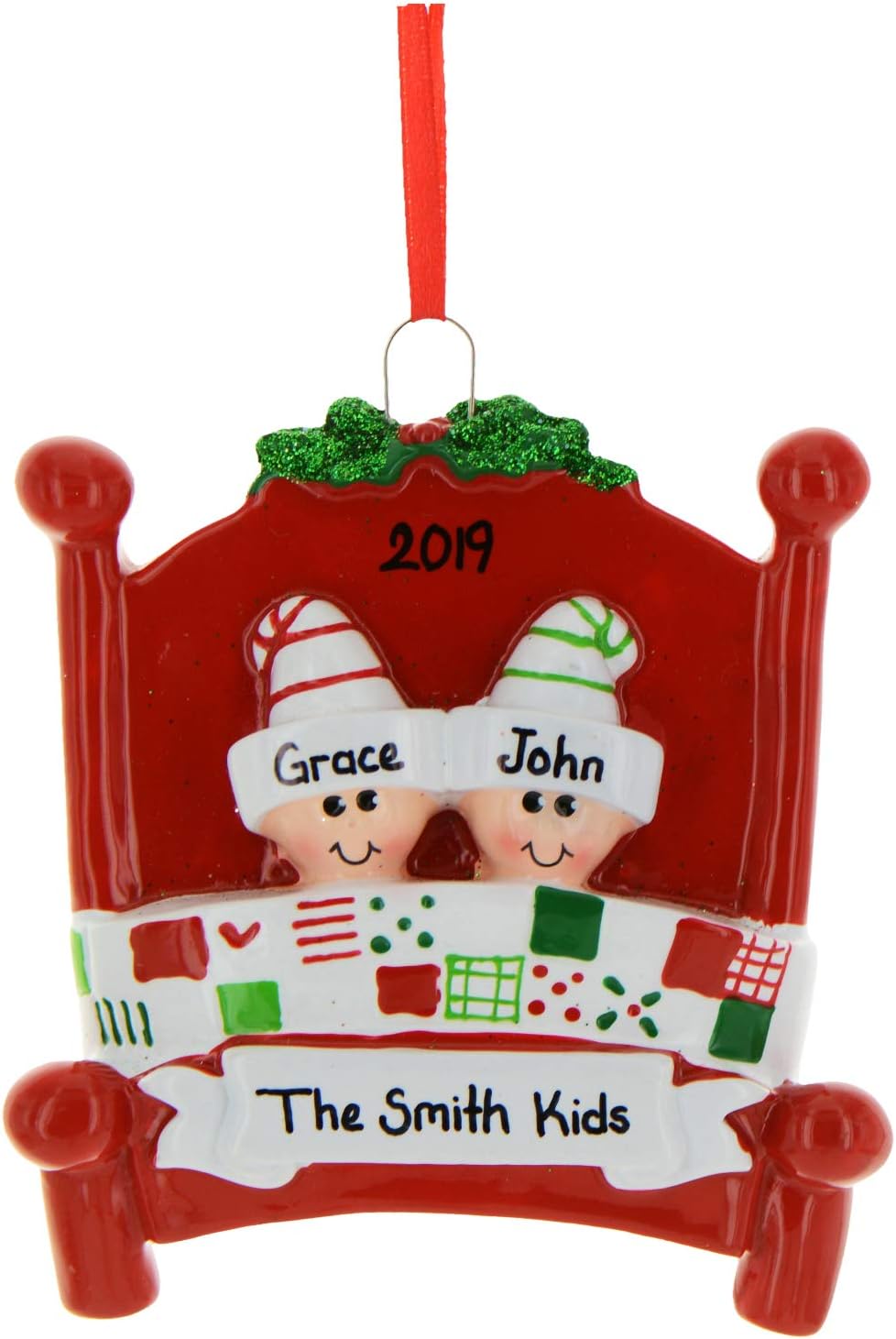 Personalized Family Christmas Ornament - Custom 'First Christmas' Family Ornament 2024 'Better