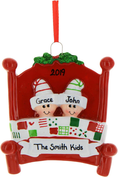 Personalized Family Christmas Ornament - Custom 'First Christmas' Family Ornament 2024 'Better