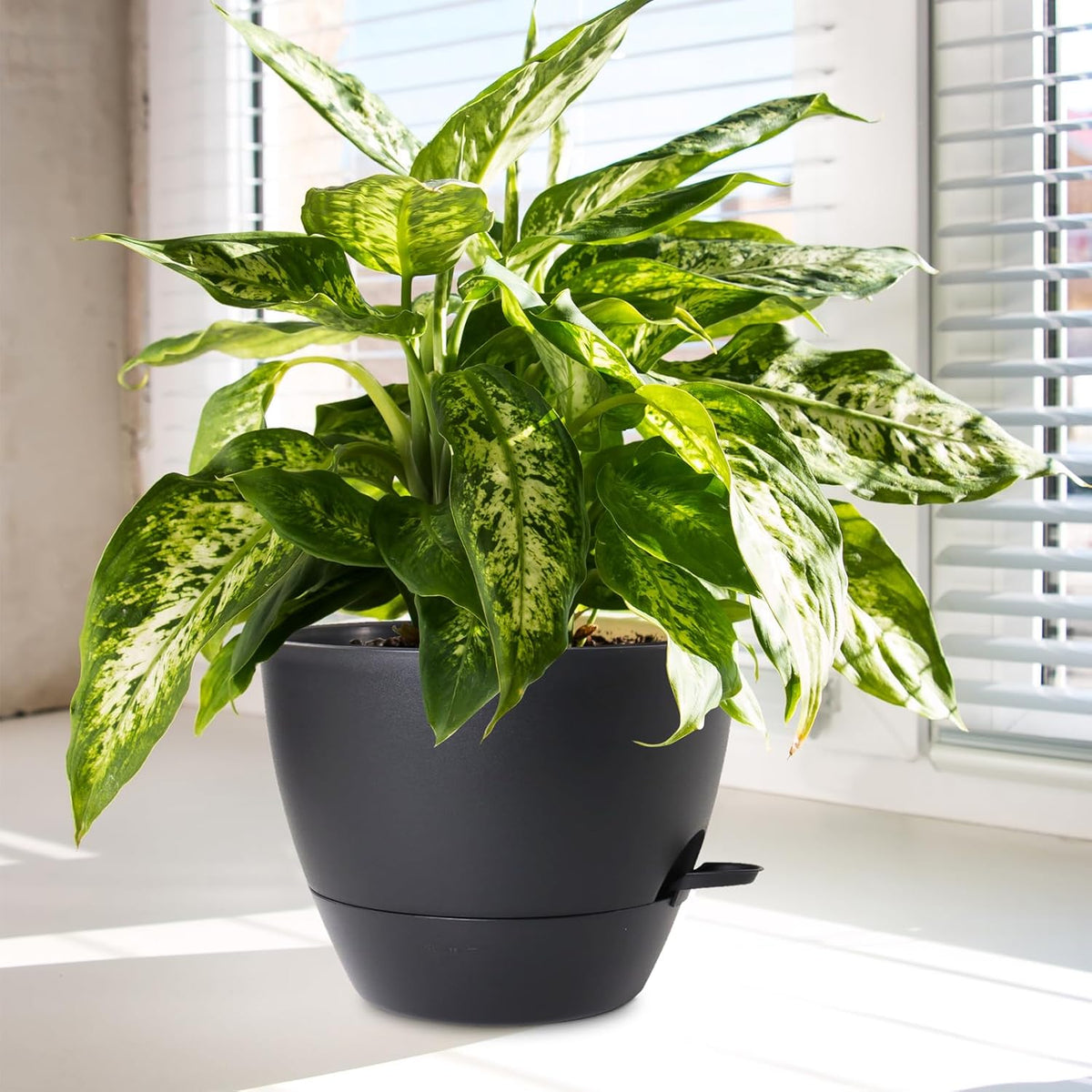 10/9/8 inch Medium Self Watering Pots, Plant Pots with Mesh Drainage Holes for Indoor Outdoor