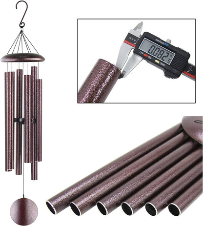 ASTARIN Outdoor Wind Chimes, 45 in Memorial Chimes with 6 Heavy Tubes, Large Deep Tone for Garden