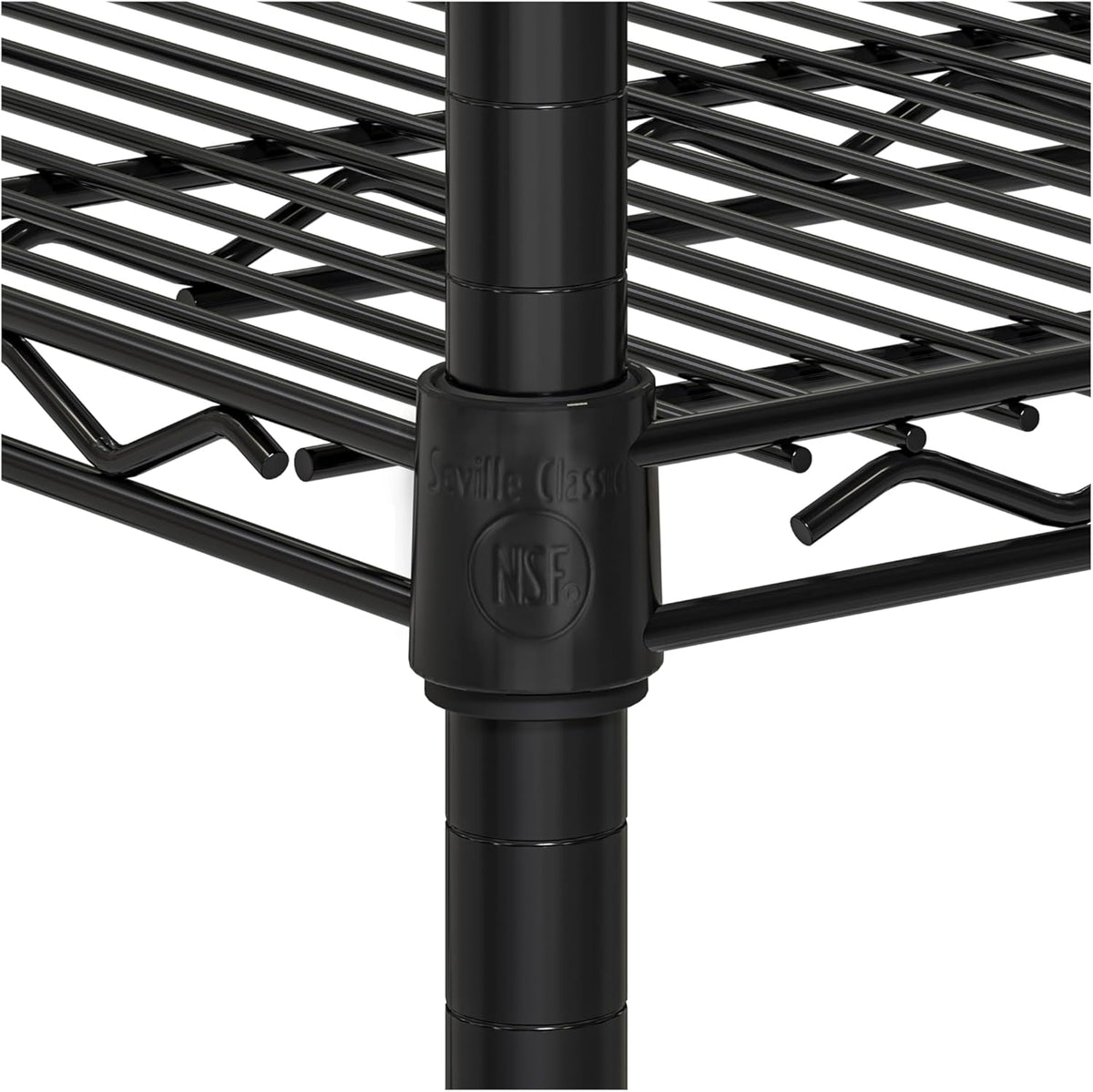 Seville Classics UltraDurable Heavy Duty NSF Solid Steel Wire Rack Storage Unit, Organizer for