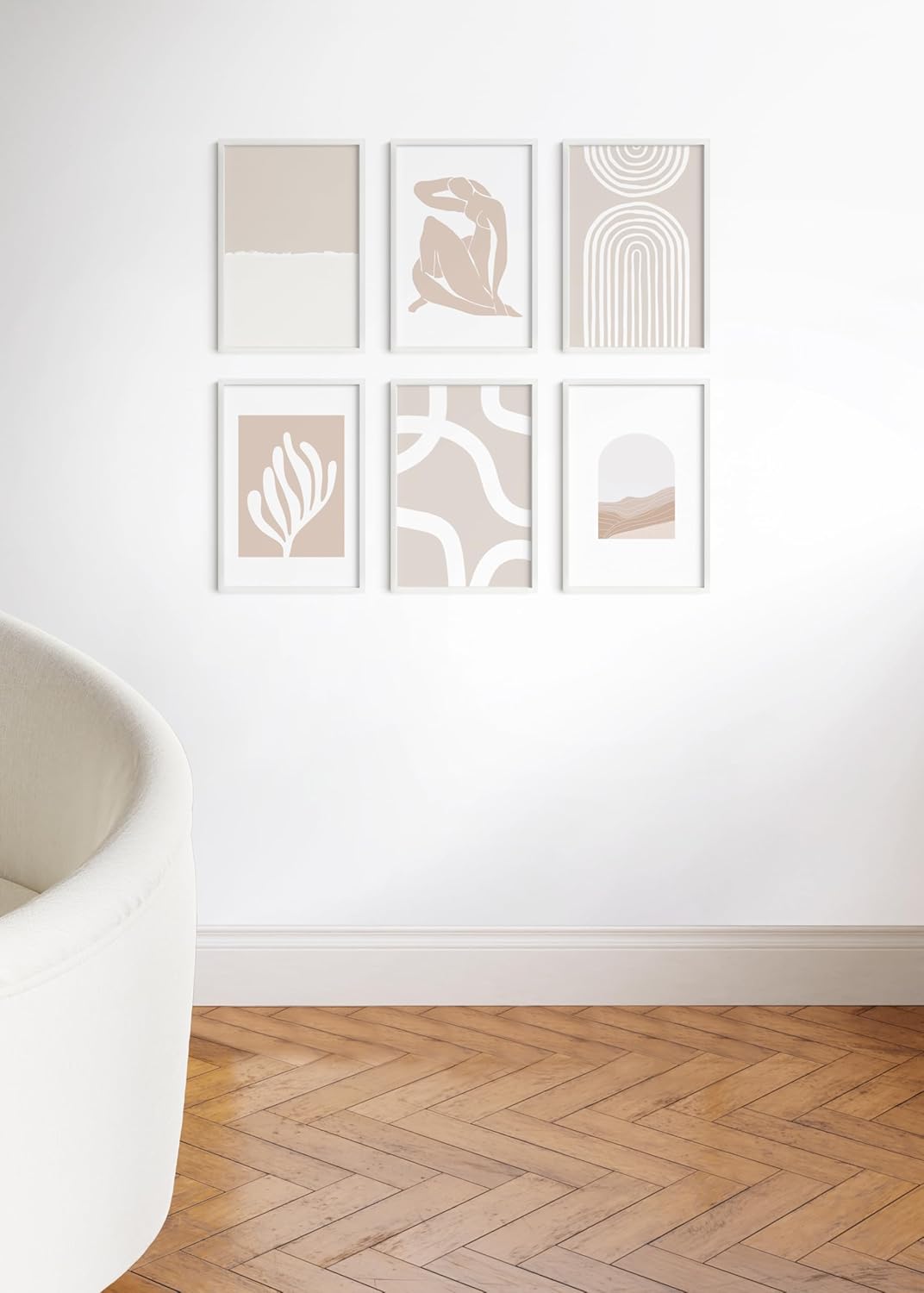 HAUS AND HUES 12x18 White Metal Picture Frames - Features Premium Aluminum, Vertical & Horizontal