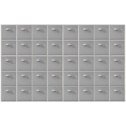 STORAGEIDEAS Storage Bins, 11 Inch Fabric Storage Cubes, Collapsible Cube Storage Box, Fabric