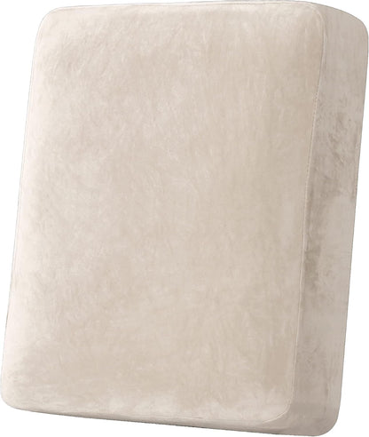 H.VERSAILTEX Velvet Stretch Couch Cushion Cover Plush Cushion Slipcover for Chair Cushion Furniture