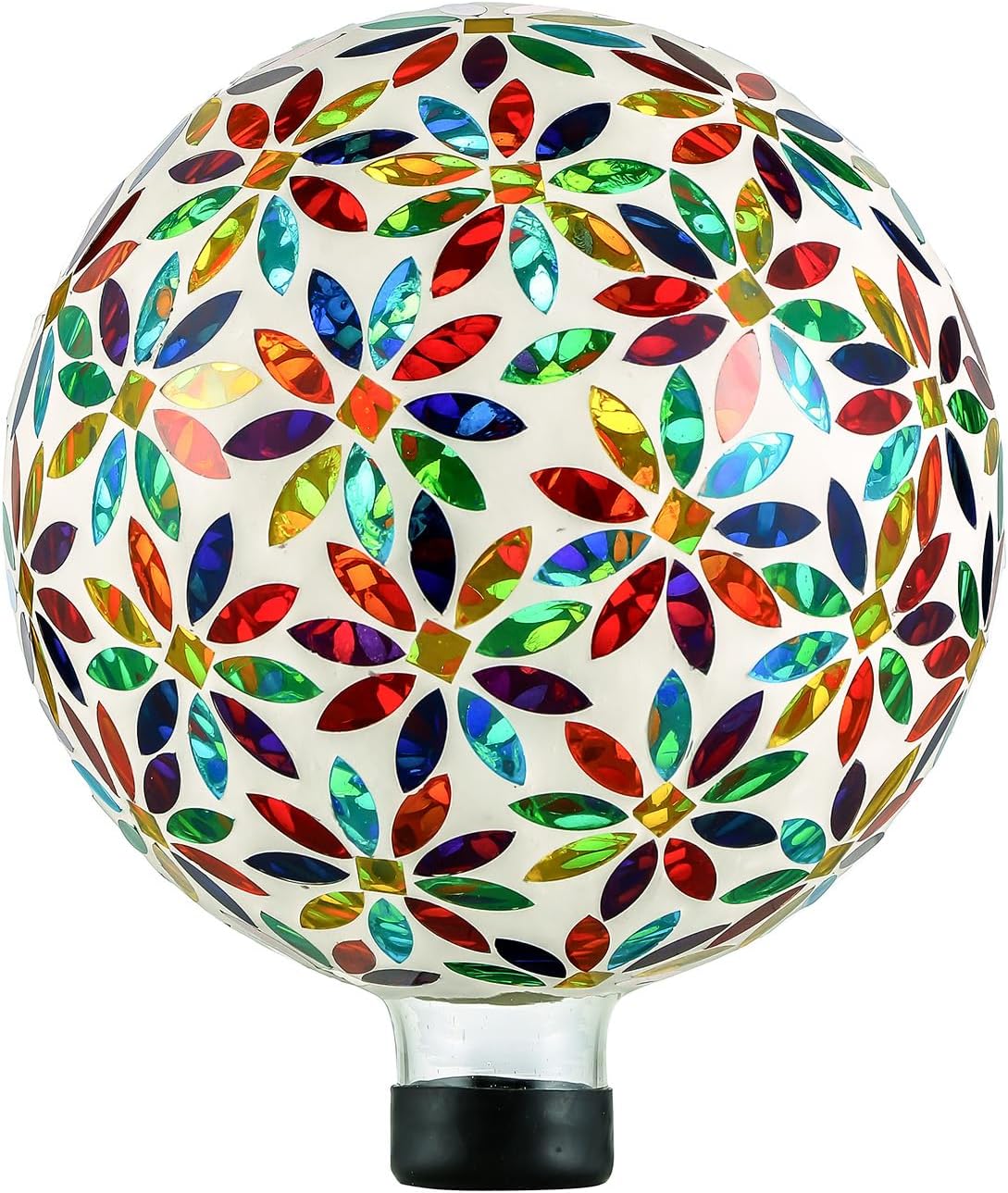 VOREEN Mosaic Glass Gazing Ball Outdoor Gazing Globe, Reflective Ball Yard Decoration for Homes