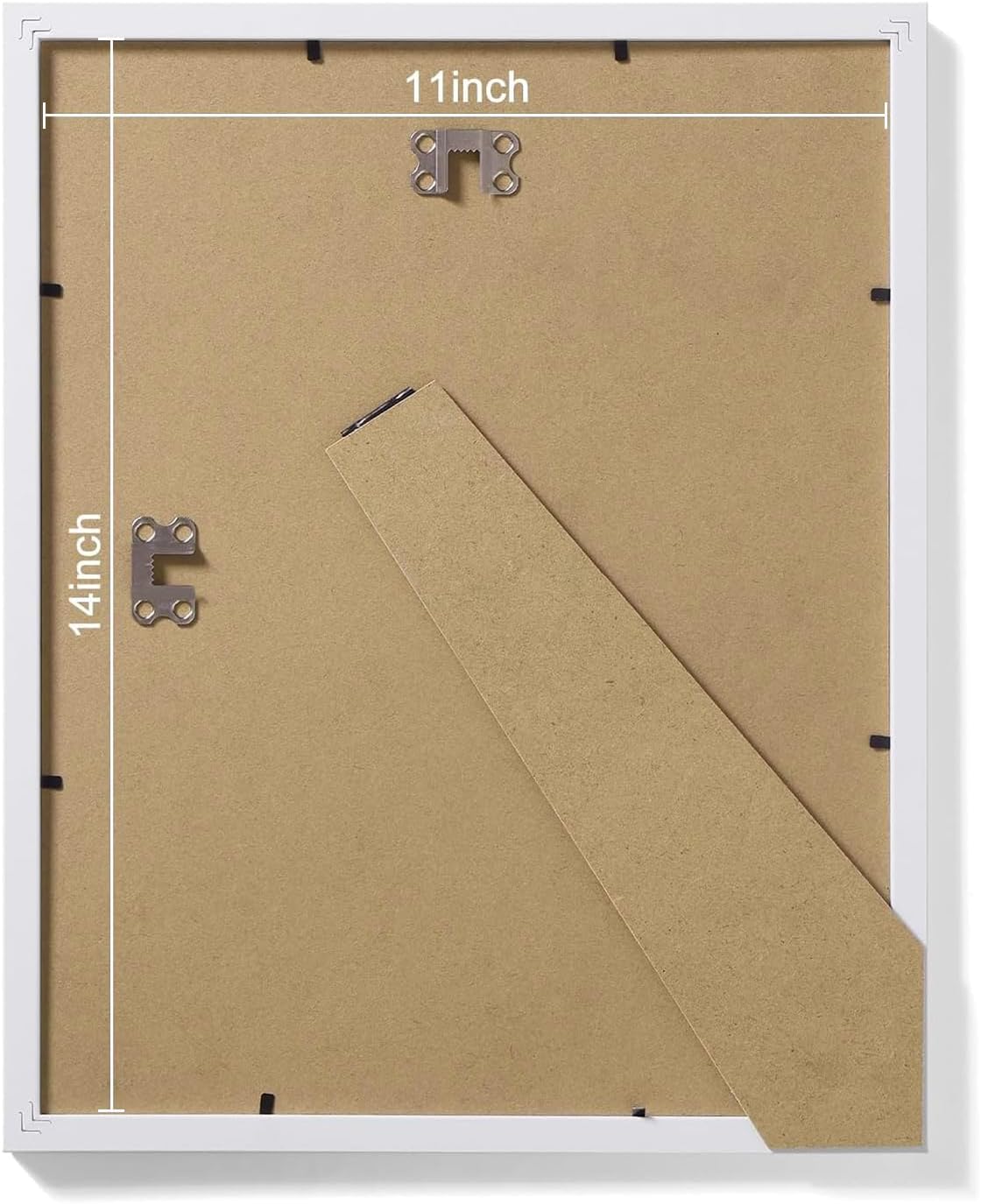 Vittanly 11x14 Picture Frames Set of 9, Shatter Resistant Plexiglass, Display 8x10 Pictures with