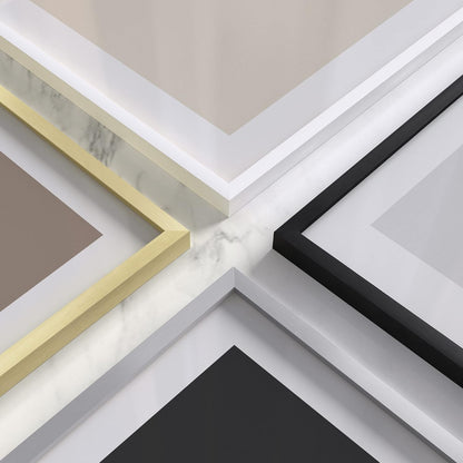 HAUS AND HUES 11x17 White Metal Picture Frames - Features Premium Aluminum, Vertical & Horizontal