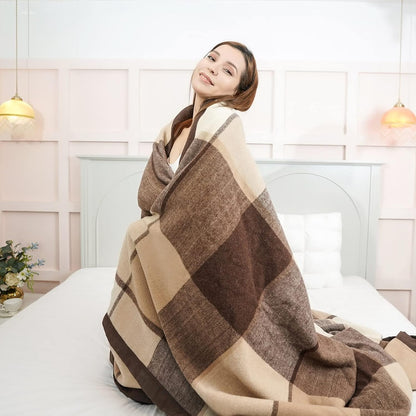 YOUR MOON 100% Pure Wool King Size, Australian Organic Natural Wool Blankets, Hypoallergenic