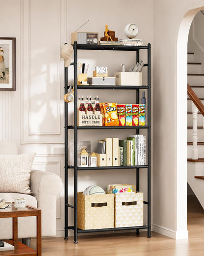 APEXCHASER Metal Storage Shelves 5-Tier, Wire Shelving Unit for Kitchen