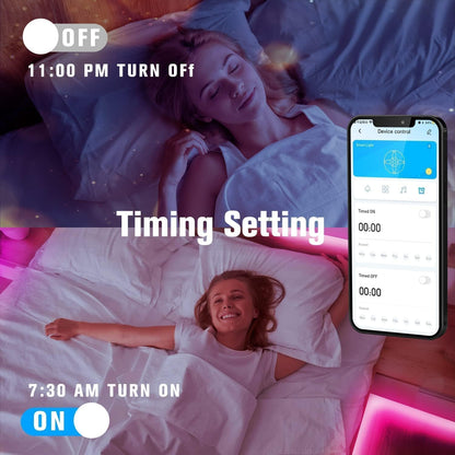 DAYBETTER Led Strip Lights 300 ft (3 Rolls of 100 ft) Color Changing Lights Strip for Bedroom