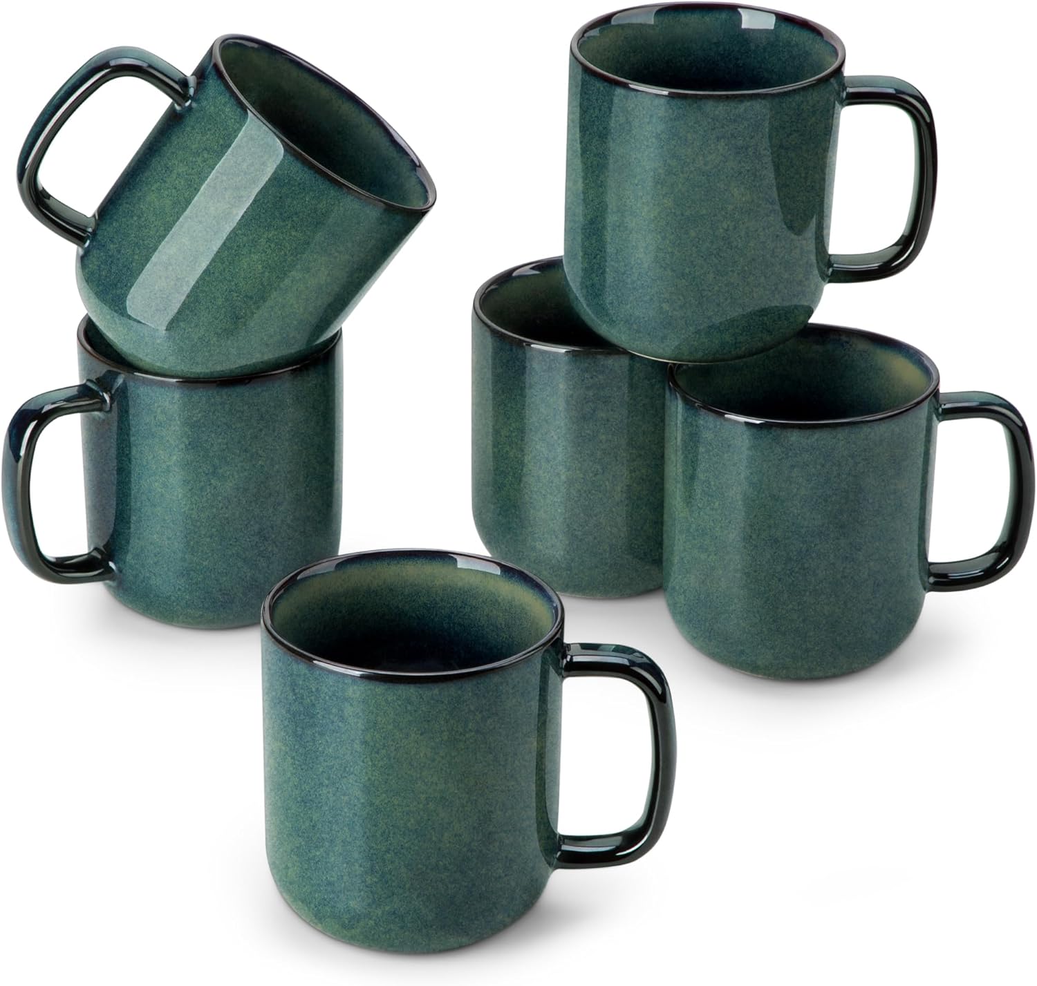 vancasso STARRY Coffee Mugs Set, 16 oz Ceramic Coffee Cups for Americano Hot Tea Iced Coffee Cold