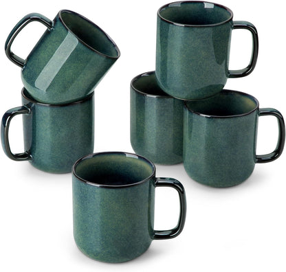 vancasso STARRY Coffee Mugs Set, 16 oz Ceramic Coffee Cups for Americano Hot Tea Iced Coffee Cold