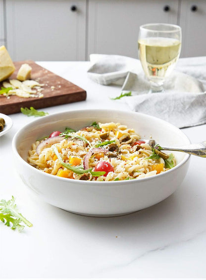 LE TAUCI Pasta Bowls 45 oz, Salad Bowls Set for Serving Soup, Pasta, Noodle, Dinner, Large Kitchen