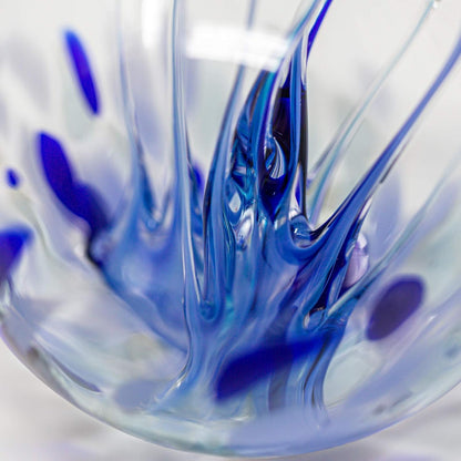 Luke Adams Handmade Glass Gazing Balls for Garden on Clearance – Hand Blown Glass Gazing Ball for