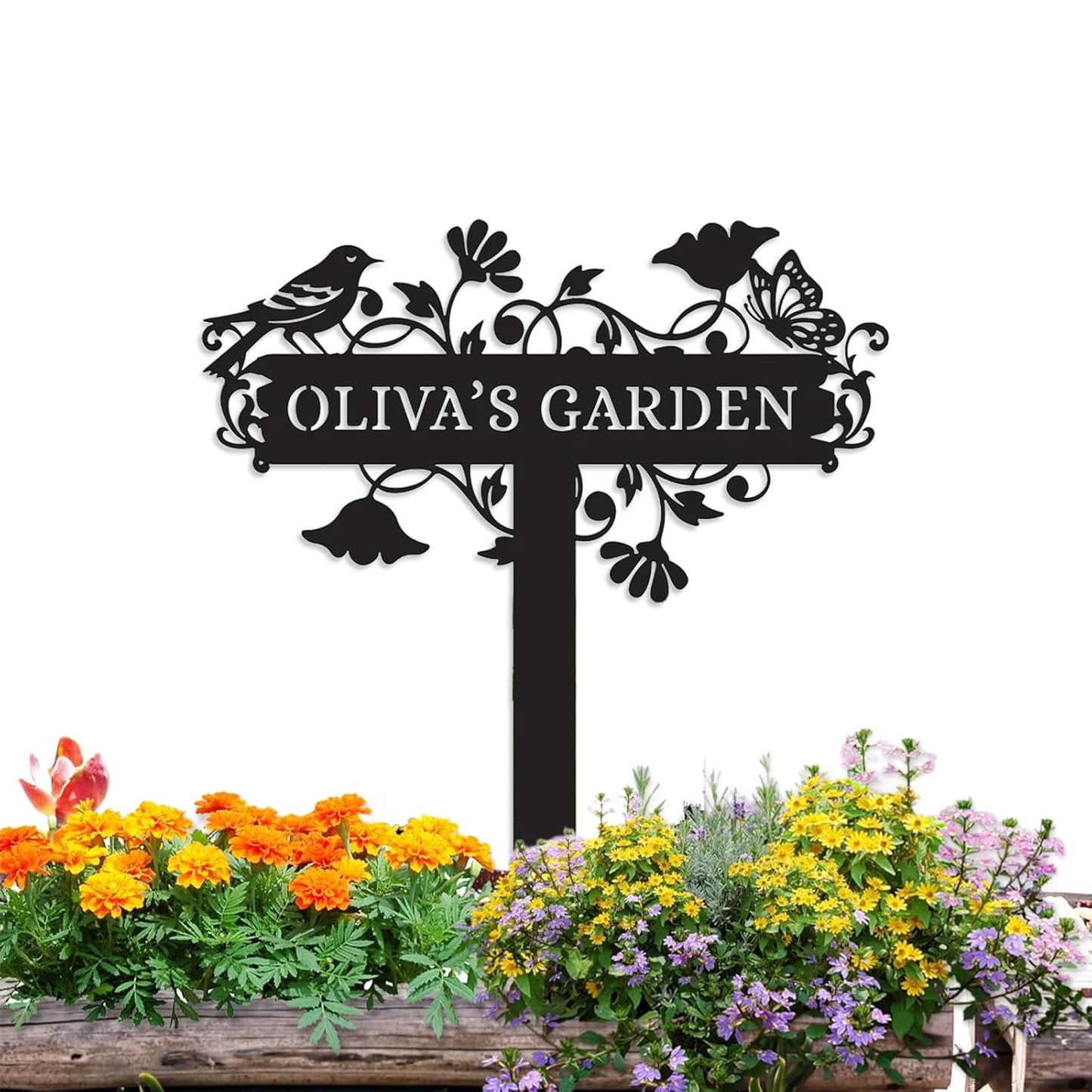 Metal Signs Customized | Personalized Garden Stake Metal Sign | Custom Metal Garden Sign |