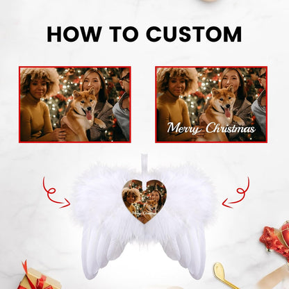 Personalized Christmas Ornaments 2024 Customized with Photo Text Ornament Keepsake Pet First