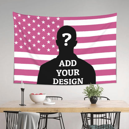 Custom Tapestry For Wall Bedroom Custom Backdrop Personalized Image Text Photo Customized Funny