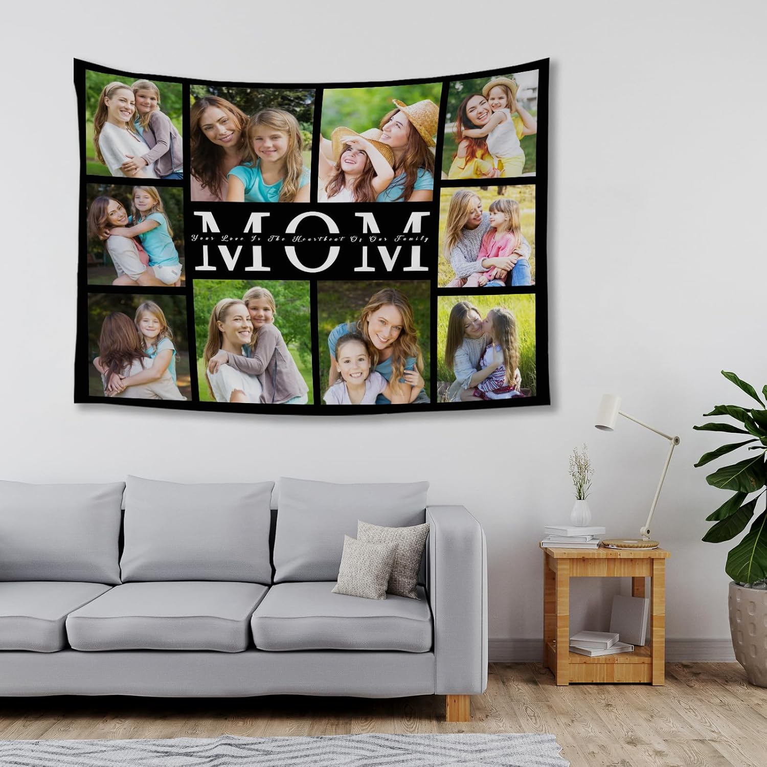Custom Tapestry For Wall Bedroom Custom Backdrop Personalized Image Text Photo Customized Funny