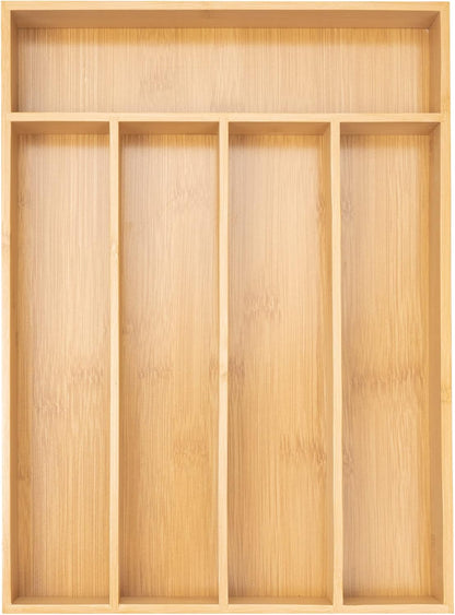 Silverware Organizer Kitchen Drawer Organizer Utensil Organizer Bamboo Silverware Holder Cutlery