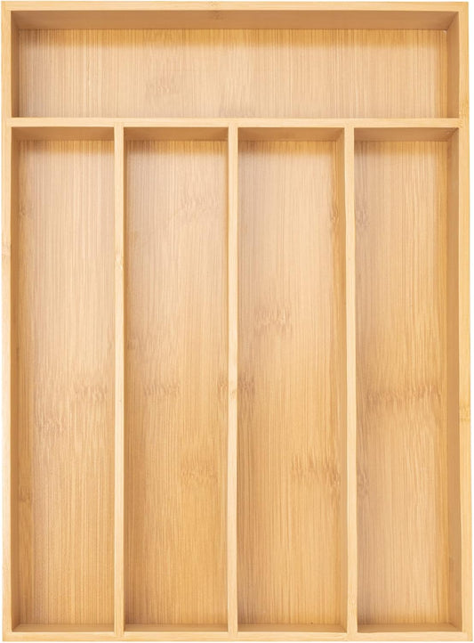 Silverware Organizer Kitchen Drawer Organizer Utensil Organizer Bamboo Silverware Holder Cutlery