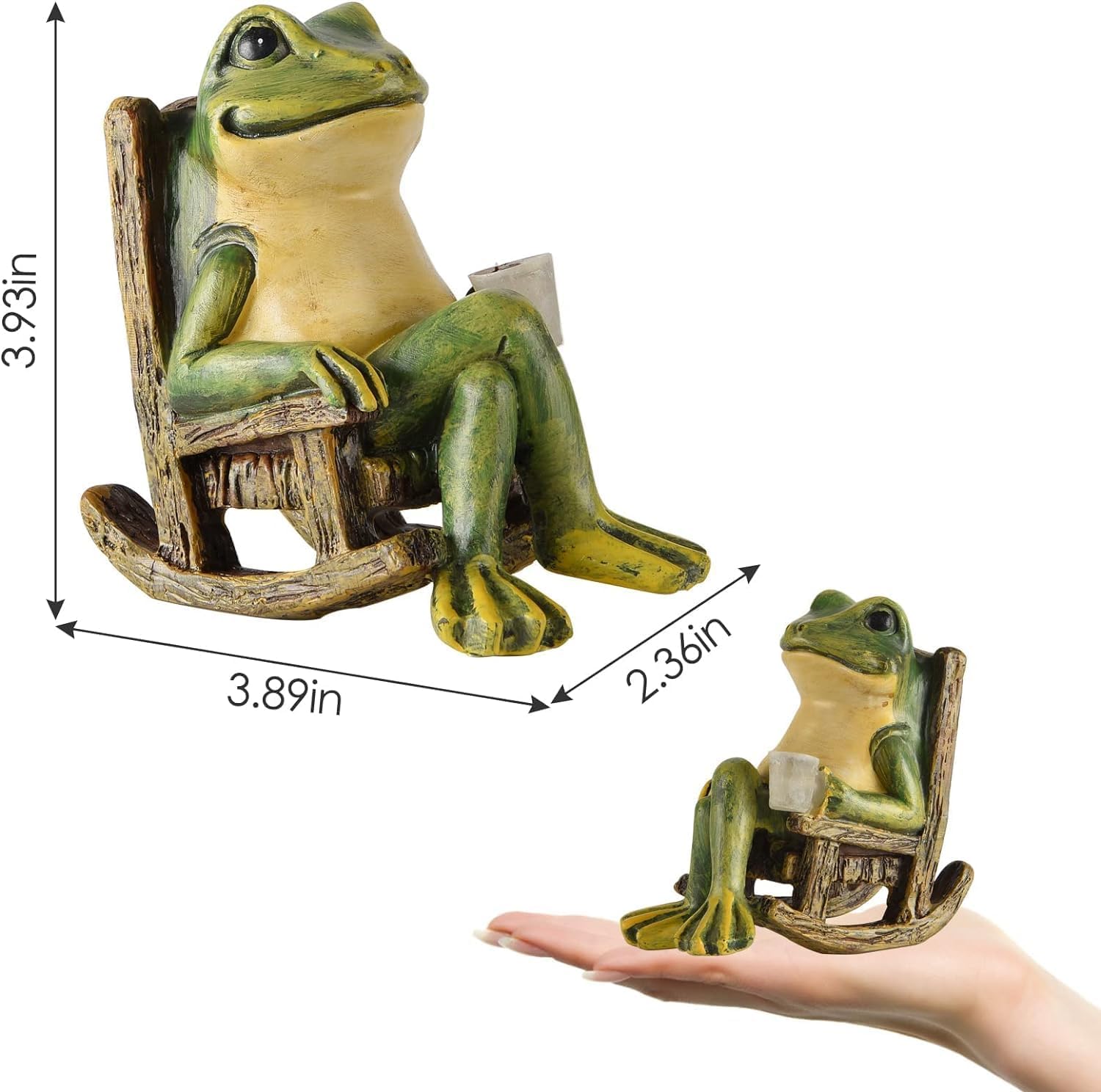 Miniature Frog Garden Statue Gifts Fall Halloween Decorations Fairy Garden Accessories Outdoor