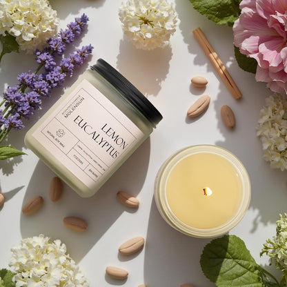 4 Pack Candles for Home Scented, Mother's Day Gifts, 28 oz Long Lasting Candles, Soy Candle Set