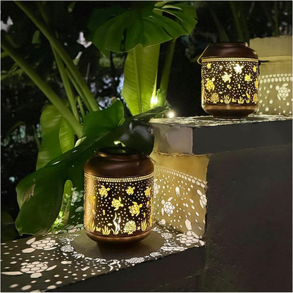 2 Pack Sea Turtle Solar Lanterns Outdoor Waterproof,Hanging Solar Lights Sea Turtle Gifts for Women