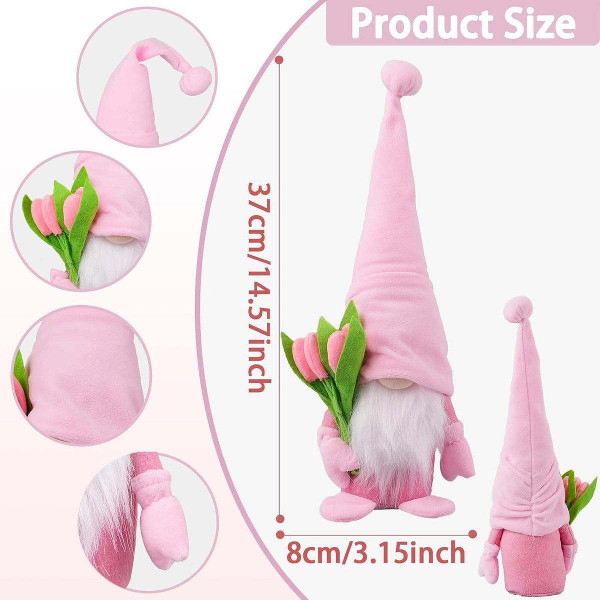 Gnome Plush Decorations Gift,15 inch Gnomes Decorations for Home,Fall Gnomes Plush Table Decoration