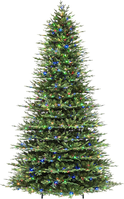 Hykolity 12 ft Prelit Christmas Tree, Artificial Christmas Tree wth 850 Color Changing LED Lights