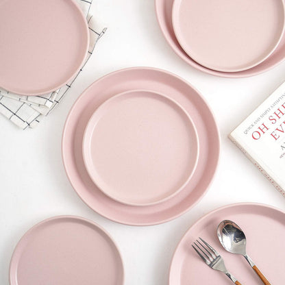 Stone Lain Albie Stoneware 32-Piece Modern Dinnerware Set, Kitchen Plates and Bowls Sets, Dish Set