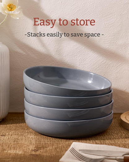 famiware Milkyway 33 oz Bowl Set, Pasta Bowls Set of 6, Salad Bowls Perfect for Your Friend for