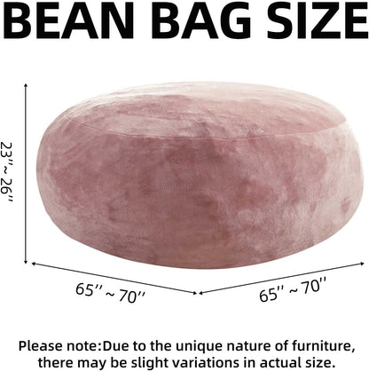 Bean Bag Chair 6Ft, Memory Foam Filled, Large Beanbag Chairs for Adults and Teens, Soft Sofa with