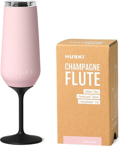 Huski Champagne Flute | NEW | Award-winning Design with Detachable Stem | Premium Stainless Steel