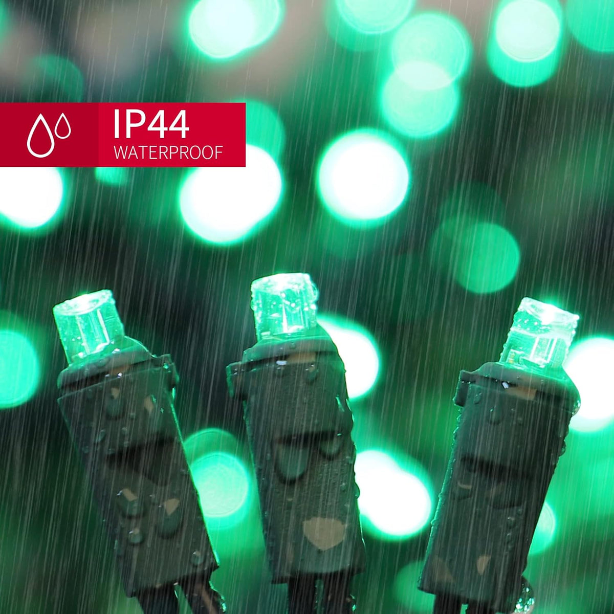 100 Count Green- String Lights - 21.6FT LED Christmas Lights, Mini led Lights for Indoor Outdoor