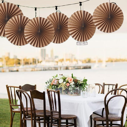 Brown Party Decorations,Brown Wedding Decorations for Party Events Accessories,Brown Birthday