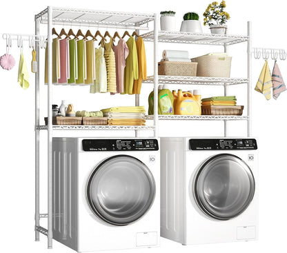 Ulif U5 Over the Washer and Dryer Storage Shelf, Laundry Room Space Saver Bathroom Storage and
