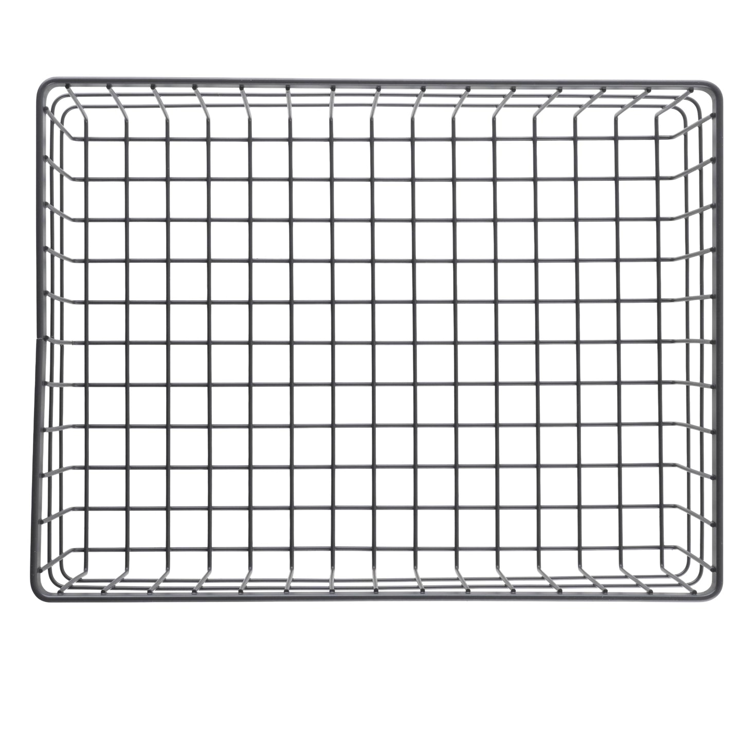 G.E.T. WB-1294-MG Rectangular Metal Storage Wire Basket for Pantry, Produce and More, 9" x 6" x 4"