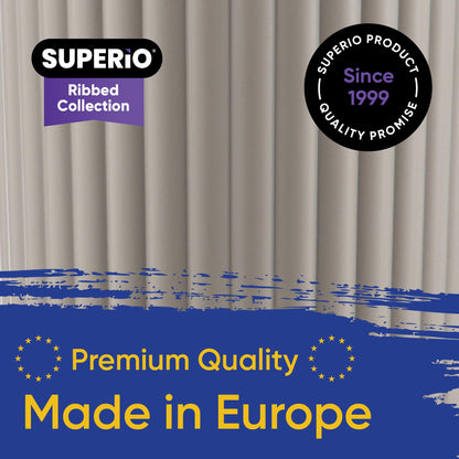 Superio Ribbed Collection - Superio Lid for Decorative Plastic Basket Open Home Storage Bins